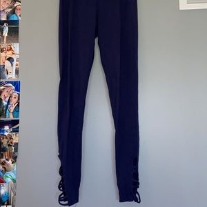 old navy blue leggings
